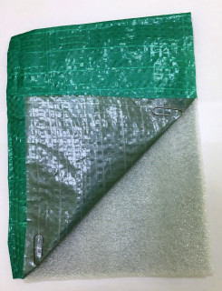 Утепленный тент тарпаулин 120 г/м2 - 8x12м